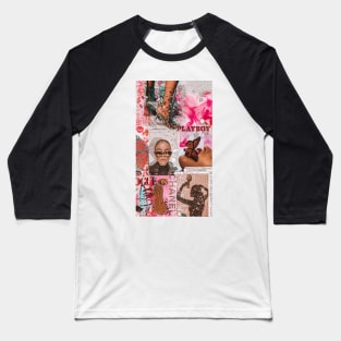 Trendy Collage Baseball T-Shirt